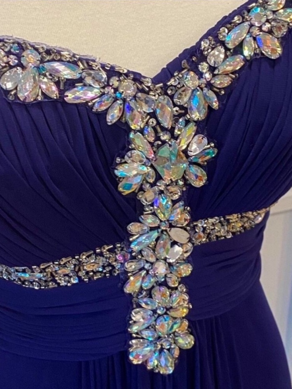 Vintage Gown Small Y2K Cache Formal Dress Strapless Long Fairy Homecoming Medium